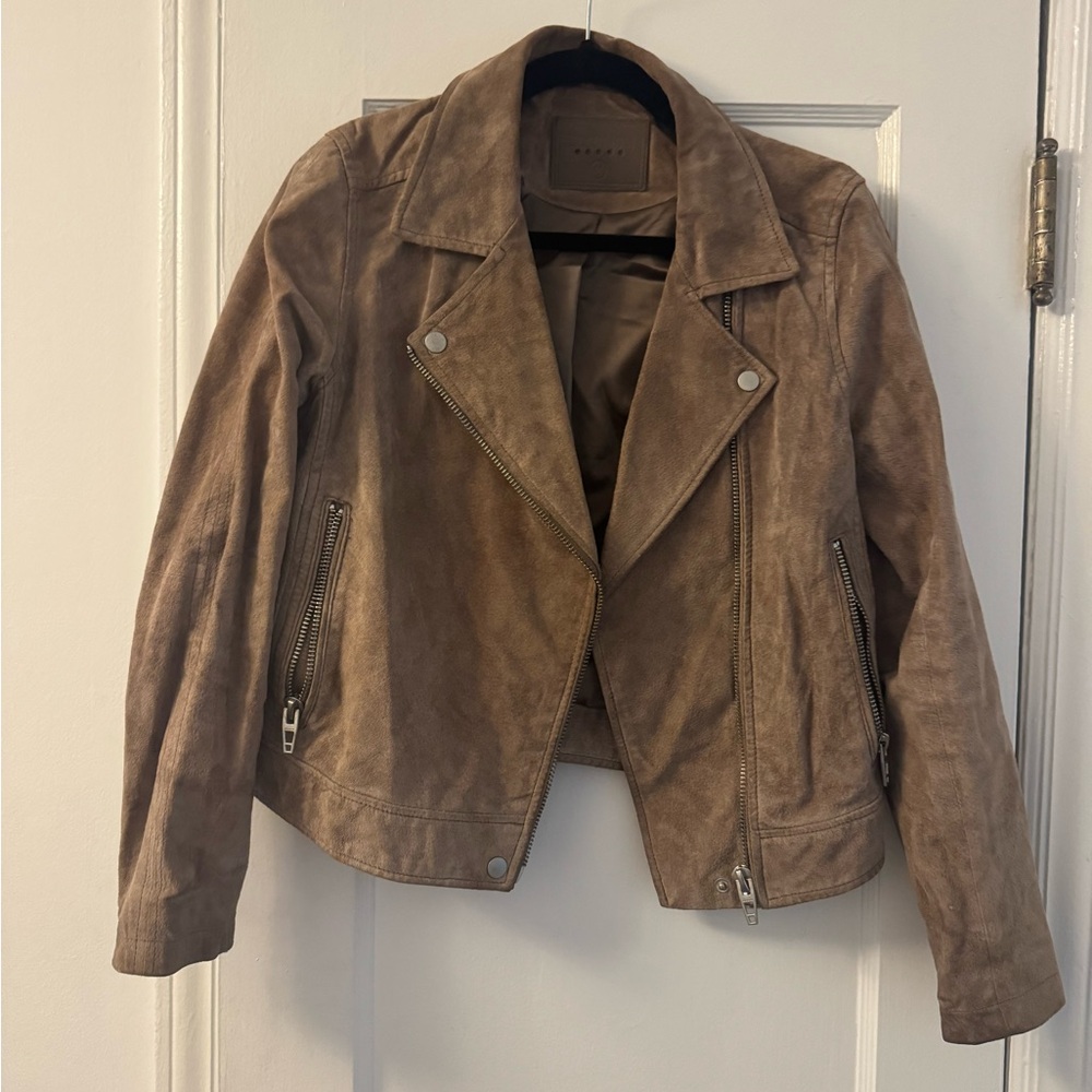 Blank NYC Suede Moto Jacket